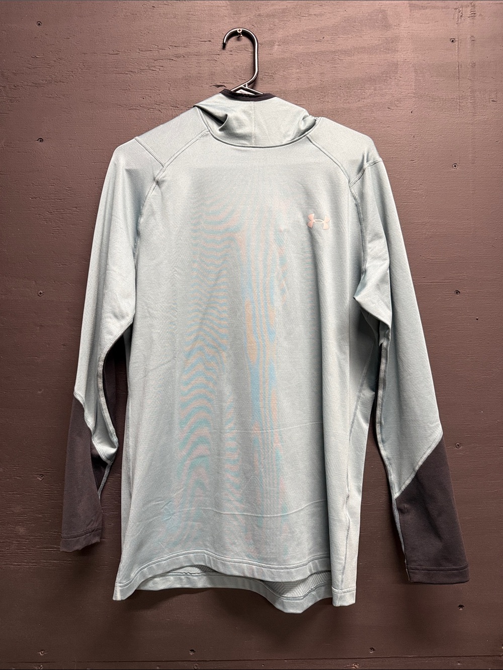 Under Armour Light Blue & Dark Gray Performance Hoodie